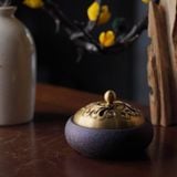  Lư xông đốt trầm hương bằng đồng CTM12 