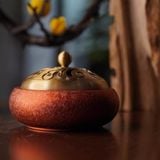  Lư xông đốt trầm hương bằng đồng CTM12 