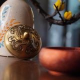  Lư xông đốt trầm hương bằng đồng CTM12 