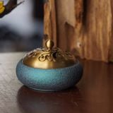  Lư xông đốt trầm hương bằng đồng CTM12 