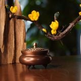  Lư xông đốt trầm hương bằng đồng CTM8 