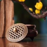  Lư xông đốt trầm hương bằng đồng CTM8 
