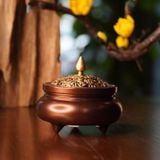  Lư xông đốt trầm hương bằng đồng CTM8 
