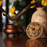  Lư xông đốt trầm hương bằng đồng CTM8 