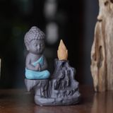  Thác khói trầm hương Như Lai bằng gốm sứ CTM1 