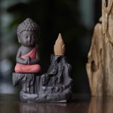  Thác khói trầm hương Như Lai bằng gốm sứ CTM1 