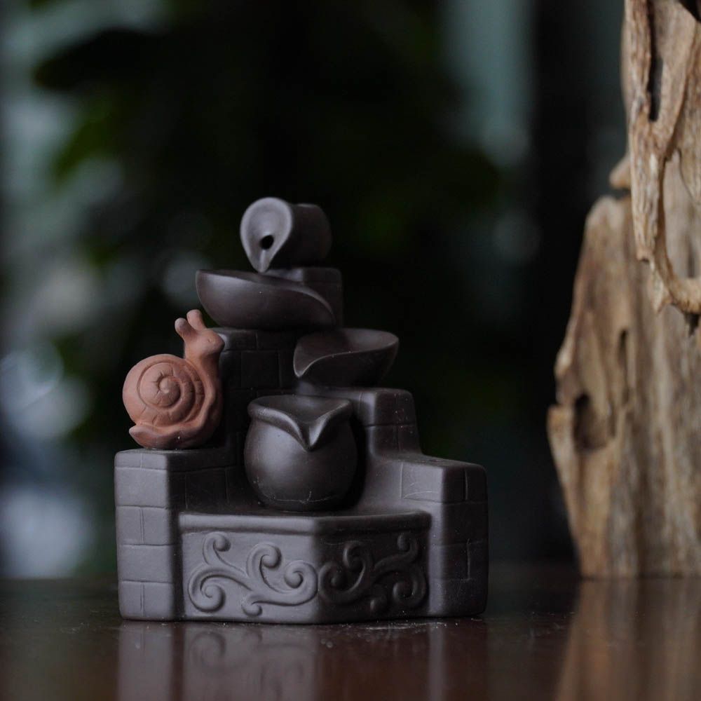  Thác khói trầm hương gốm sứ CTM2 