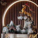  Tiểu cảnh thác khói phong thủy cao cấp CTM11 