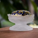  Lư xông đốt trầm hương hoa sen thủy tinh CTM1 