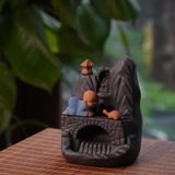  Thác khói trầm hương chú tiểu bằng gốm sứ CTM4 
