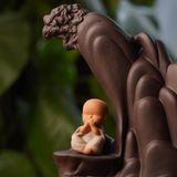  Thác khói trầm hương chú tiểu bên núi cao CTM1 