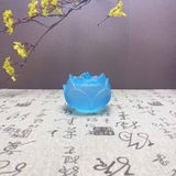  Lư xông đốt trầm hương hoa sen thủy tinh CTM3 