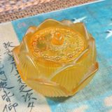  Lư xông đốt trầm hương hoa sen thủy tinh CTM3 