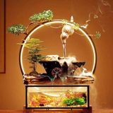  Tiểu cảnh thác khói phong thủy cao cấp CTM7 