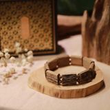  Vòng trầm hương cao cấp dẹt 