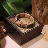  Vòng trầm hương cao cấp dẹt 