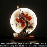  Thác khói đĩa tròn phật thủ liên hoa CTM3 