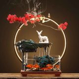  Tiểu cảnh thác khói phong thủy cao cấp CTM1 