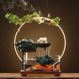  Tiểu cảnh thác khói phong thủy cao cấp CTM1 