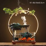  Tiểu cảnh thác khói phong thủy cao cấp CTM1 