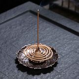  Đĩa đốt hương không tăm hoa sen 