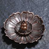  Đĩa đốt hương không tăm hoa sen 