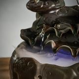  Tiểu cảnh thác khói phong thủy Phật Di Lặc 