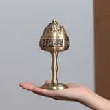  Tháp hoa sen thưởng trầm hương bằng đồng 