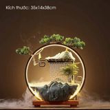  Tiểu cảnh thác khói phong thủy cao cấp CTM6 