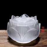  Lư xông đốt trầm hương hoa sen thủy tinh CTM3 