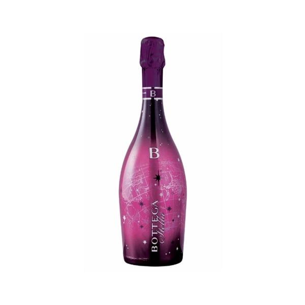Rượu Vang Spkl Hồng Ý Bottega Stella Millesimato Extra Brut Rosato Led version 11.5% - 750ML