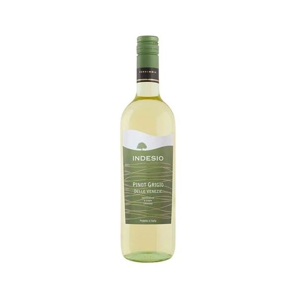 Rượu Vang Trắng Ý Indesio Pinot Grigio IGT Veneto 12% - 750ML