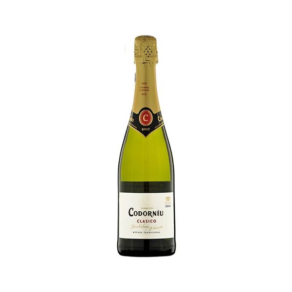 Rượu Vang Trắng Tây Ban Nha Codorniu Clasico Sparkling Brut Nature DO Cava 11.5% - 750ML