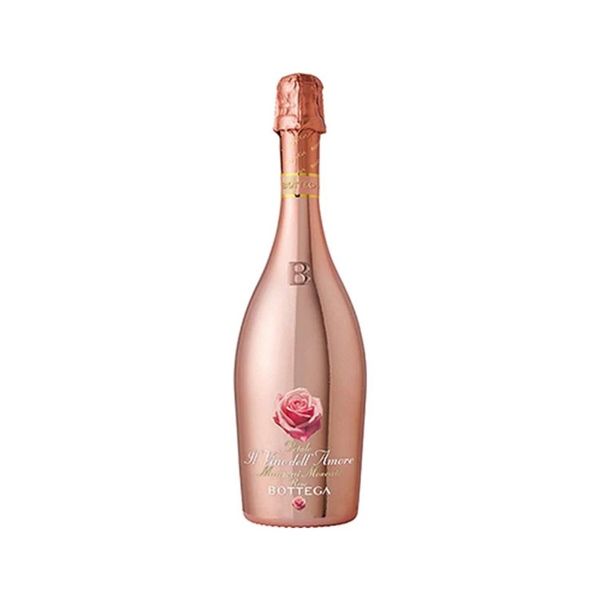 Rượu Vang Spkl Hồng Ý Bottega Vino dell'Amore Petalo Manzoni Moscato Spumante Rosato (Sweet) 7% - 750ML