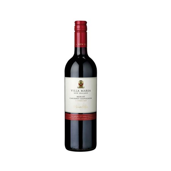 Rượu Vang New Zealand Villa Maria Private Bin Cabernet Merlot Hawkes Bay 13% - 750ML