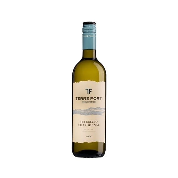 Rượu Vang Trắng Ý Terre Forti Trebbiano Chardonnay Rubicone IGT 12% - 750ML
