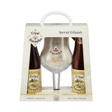 Hộp Quà Bia Bỉ Tripel Karmeliet 330ml (4 Chai + 1 Ly)