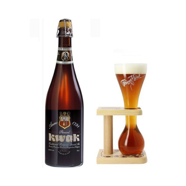 Hộp Quà Bia Bỉ Pauwel Kwak 330ml (4 Chai + 1 Ly)