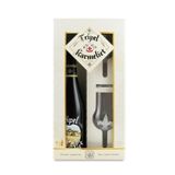 Hộp Quà Bia Bỉ Tripel Karmeliet 750ml (1 Chai + 2 Ly)