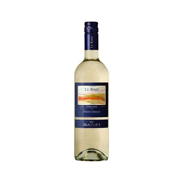 Rượu Vang Trắng Ý Banfi Le Rime Pinot Grigio IGT Tuscany 13% - 750ML