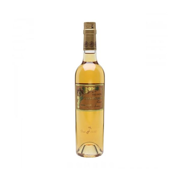Rượu Vang Trắng Tây Ban Nha Gonzalez Byass, Fino Tres Palmas 10 Years (100% Palomino) 50cl 16%