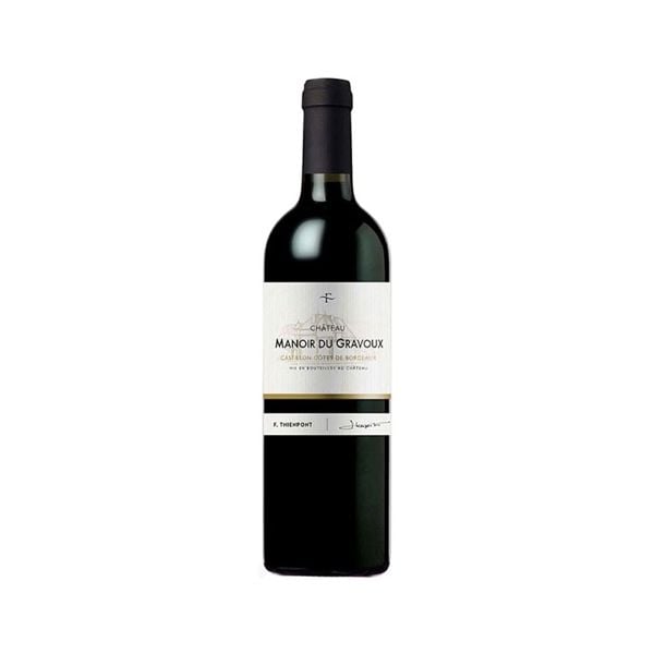 Rượu Vang Pháp F. Thienpont Chateau Manoir du Gravoux Cotes de Castillon 13.5% - 750ML