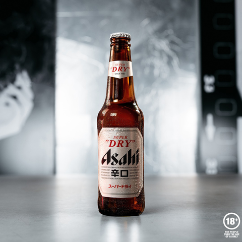 Chai Bia Asahi Superdry 330ML 5%