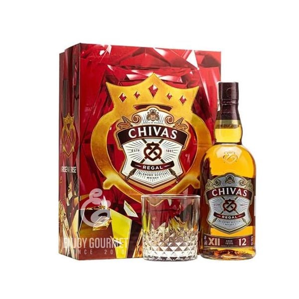 Rượu Whisky Chivas Regal 12 Năm 70Cl - Hộp Quà F25