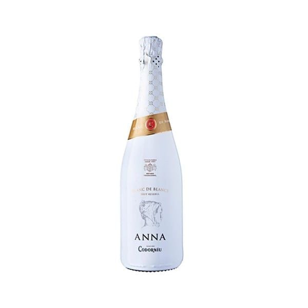 Rượu Vang Trắng Tây Ban Nha Anna de Codorniu Blanc de blancs Brut Reserva DO Cava (Chardonnay) 11.5% - 750ML