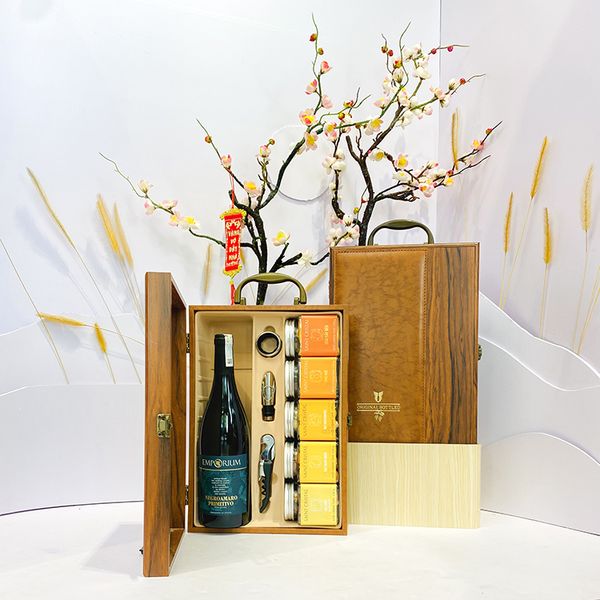 Hộp Quà Tết ELITE A 1105 - Vang Đỏ Nhập Khẩu Pháp