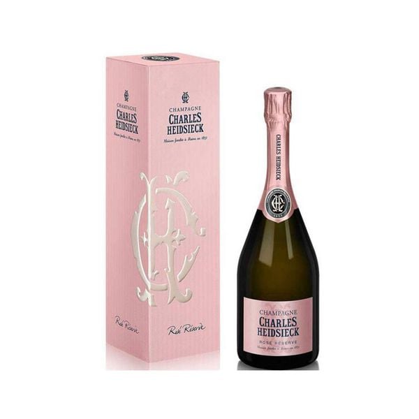Rượu Champagne Pháp Charles Heidsieck Rosé Réserve 12% - 750Ml