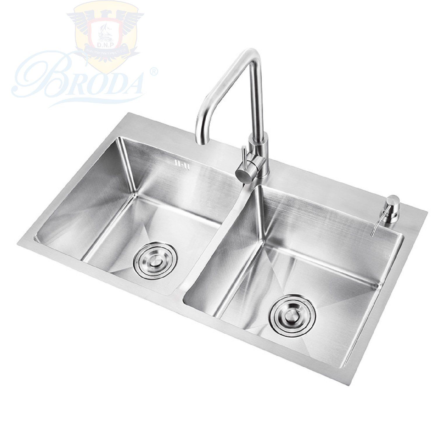 CHẬU RỬA CHÉN INOX 304 – THIẾT BỊ PHÒNG TẮM BRODA