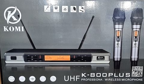  Micro Komi K800 Plus | Ca Nhẹ| Chống Hú Tốt | Chính Hãng 