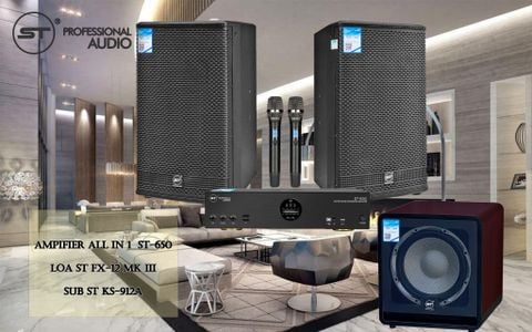  BỘ DÀN KARAOKE  ST Nhập khẩu Nguyên chiếc T32.9 